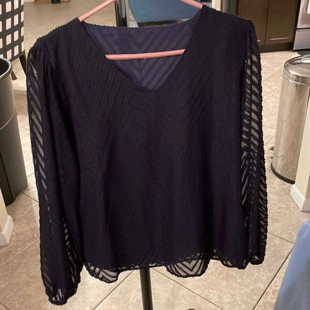 Brand New Navy Blouse